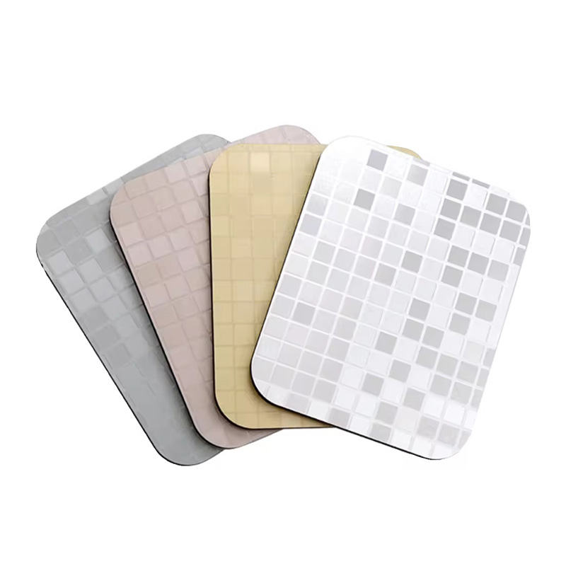 แผงผนังคาร์บอนคริสตัลพื้นผิวโลหะ