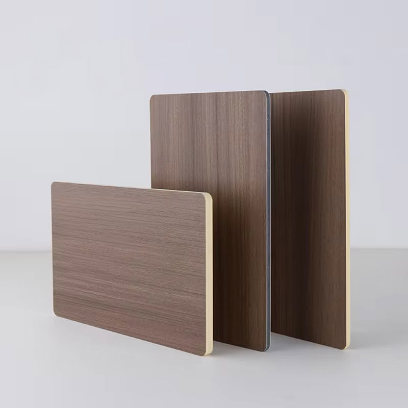 แผงผนังคาร์บอนคริสตัลพื้นผิวไม้